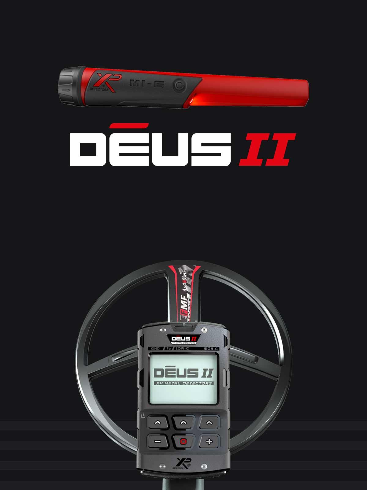 XP Deus 2 Angebot mit gratis MI-6 Pinpointer bei Crazy Detectors